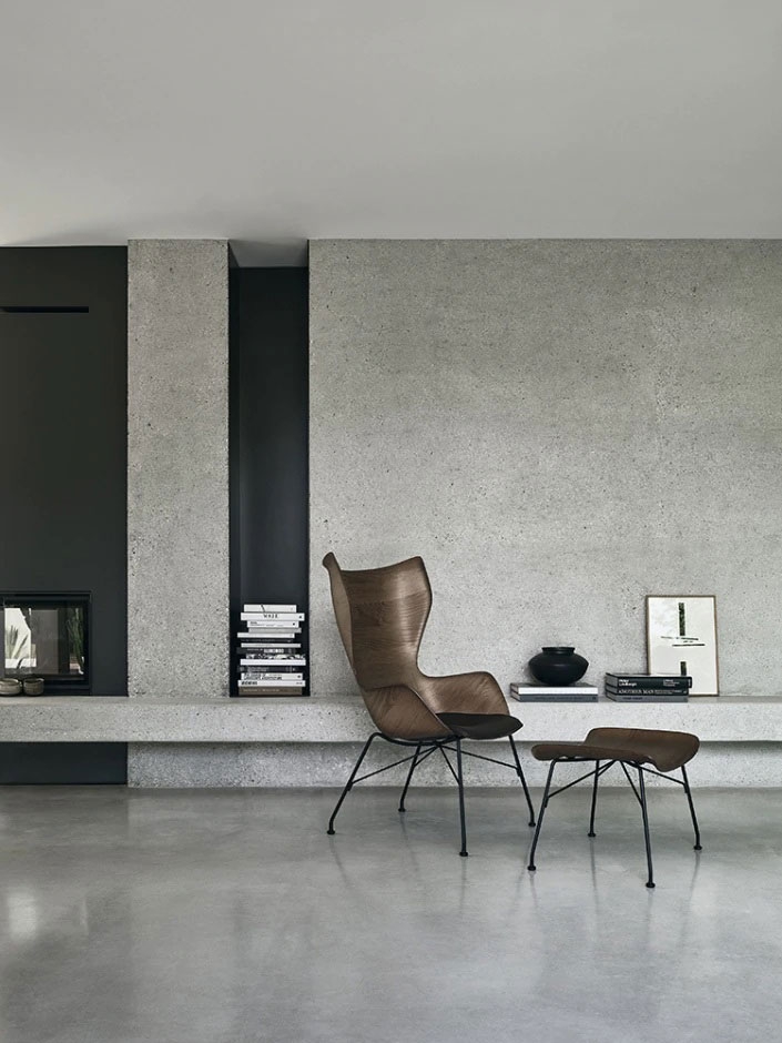 K/WOOD Armchair + Ottoman