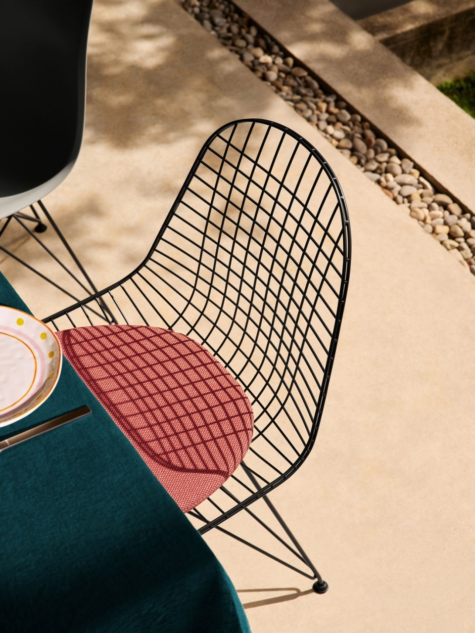 Wire Chair DKR + Seat