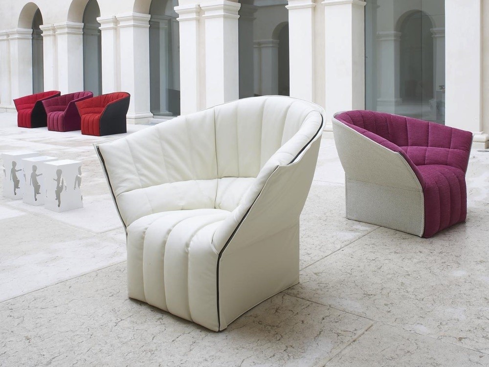 Moel Armchair + Ottoman