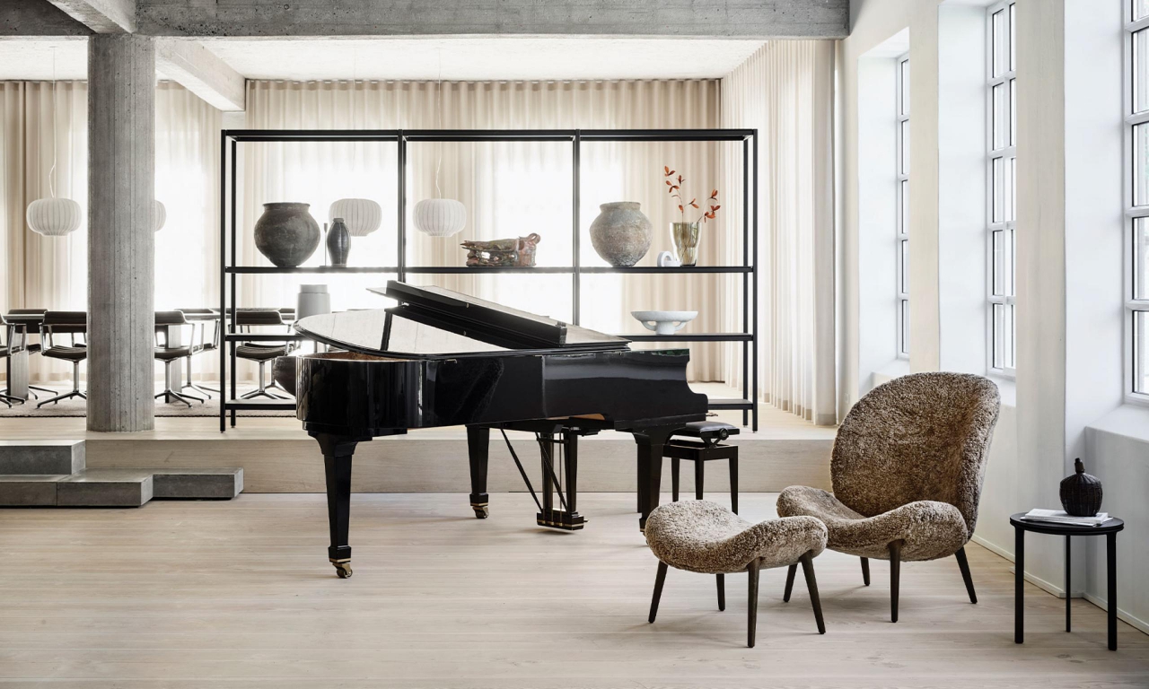 Lodge Armchair + Ottoman